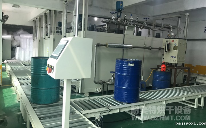 圆桶加热烘干线